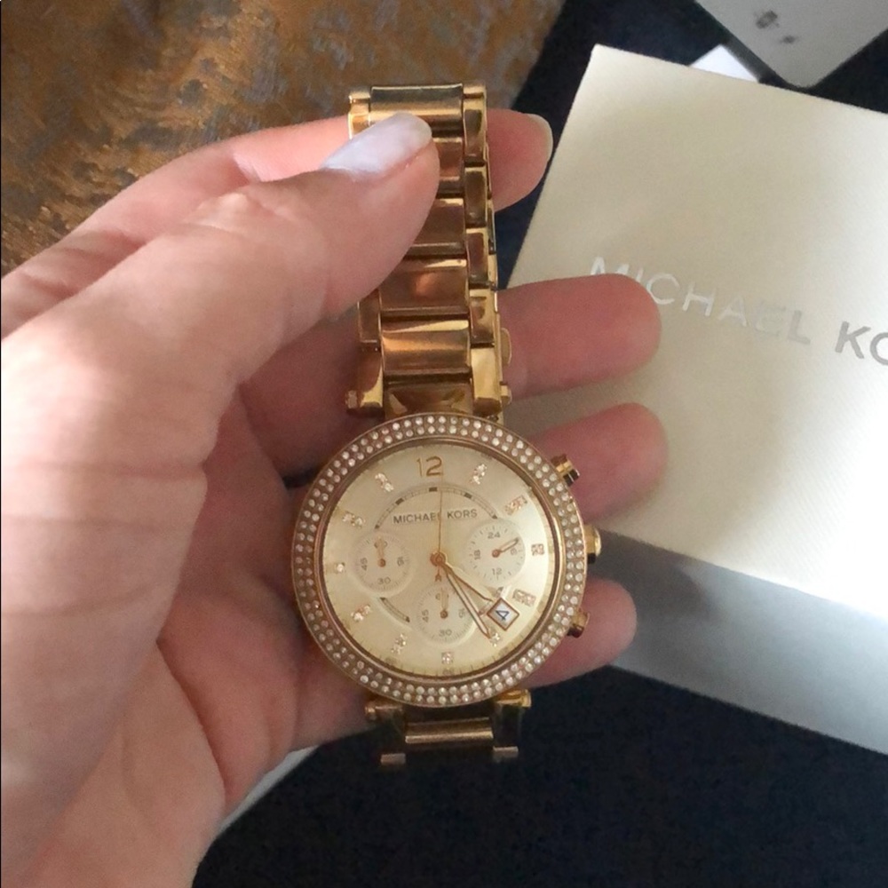 Michael Joes gold watch